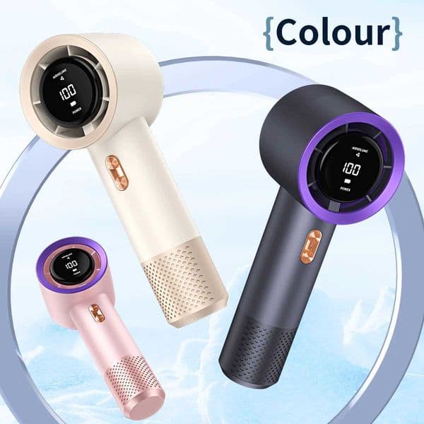 Handheld high-speed fan mini portable air conditioner with six fans and 199 levels of infinite adjustment X250508