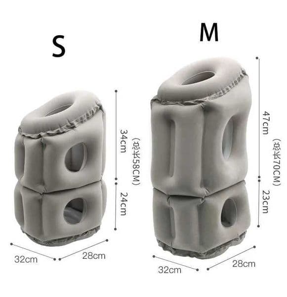 Floating Sleep Pillow Inflatable Pillow Waist Pad Travel Overseas Portable Long Distance Airplane Lunch Rest Pillow M250514