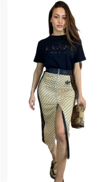 Women dress Sets Pleated skirt Summer t shirt women's Two Piece Set Oufits Top Shirt Pleated Skirts For Girls Slim Casual Office Club Clothing
