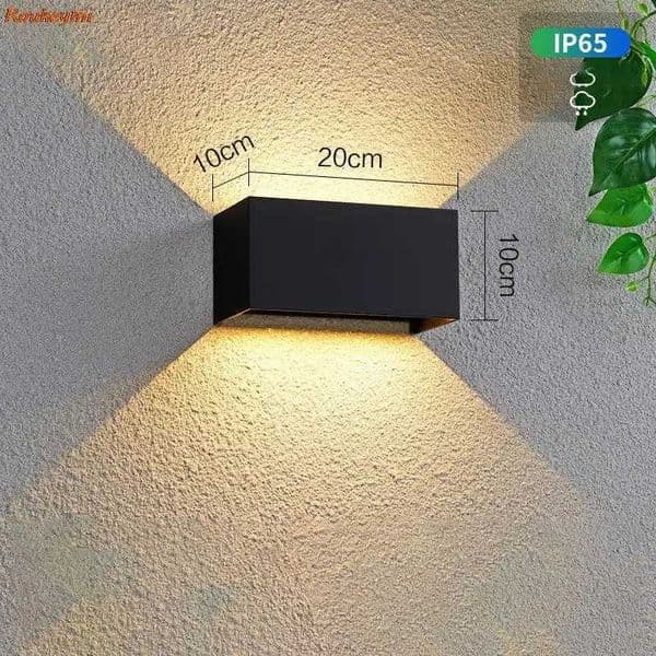 LED Waterproof 24W LED Wall Lamps Black/White Color Shell IP65 Waterproof Indoor Outdoor Lighting Aluminum Wall Light Next Z250512