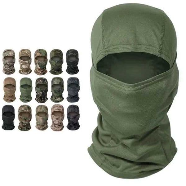 Bike Cycling Face Mask Multi-Pattern Tactical Balaclava Full windproof face cover Face Mask Shield Cover For Cycling Hunting Camouflage Hat Scarf Outdoor
