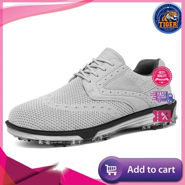 Ddmytiger Men Wear Shoes Training Outdoor Walking Supplies Sneakers Anti Slip Athletic Golf Footwear Trainers Caddie Shoe Outdoor Shoes