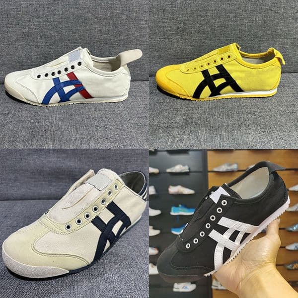 Designer Shoes Men Womens Tiger Mexico 66 Trainers Slip On Fashion Canvas Sneakers Outdoor Sports Leather Jogging Casual Shoes 823