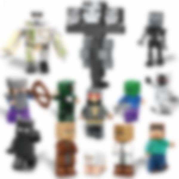 13Pcs/Set My World Building Blocks Mini Action Figures DIY Bricks Kids Educational Toys XL04