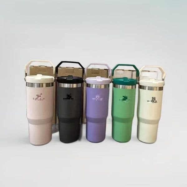 304 stainless steel insulated 30oz with handle car cup L260513