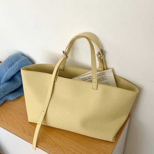 Casual Soft Tote Women Bag PU Leather Shoulder Bags for Women 2025 NEW High Quality Handbags and Purses Large Shopper PursesXJ250513