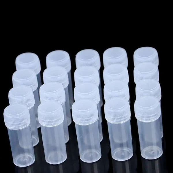 5Ml Plastic Bottle Sample Jar 5G Small Barrel Vials Medicine Pill Liquid Powder Capsule Storage Container Packing Bottles LL