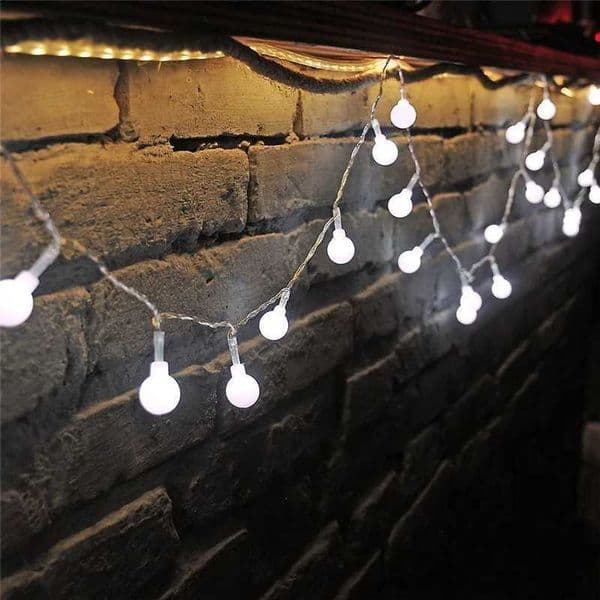New 2M 20LED Colorful Ball String Lights AA Battery Operated Fairy holiday Party Wedding Christmas Flashing LED Home Decoration Z250514