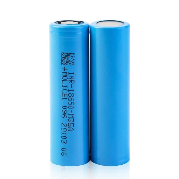 100% Original Molicel M35A INR 18650 Battery 3500mAh 10A 20A High Drain Rechargeable Lithium INR18650 Li-ion Battery 3.7V Cell Blue M35 With Box Genuine