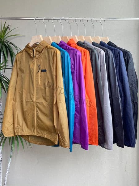 Men's Jackets Designer Patagoninias shirts Summer Mens Casual Coat Womens Loose Tees With Letters Print Long Sleeves Top Sell Luxury Mens shirts Sunscreen clothing