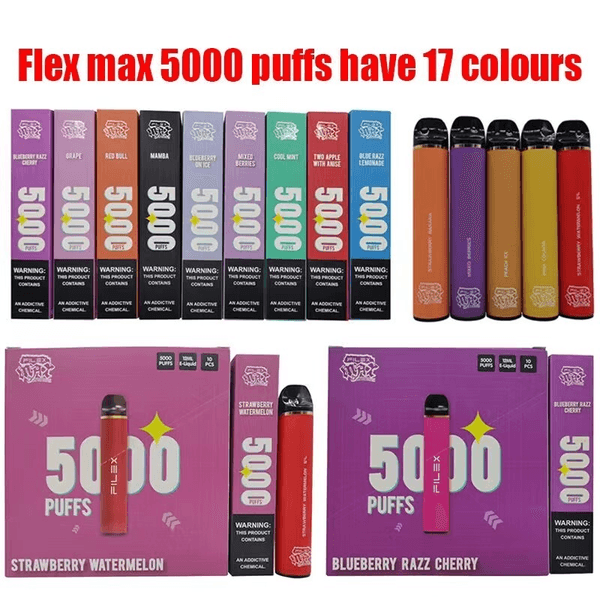 Small And Portable Electronic Cigarette - QST Filex Max 5000 Puff Brings You A Different Experience #100-500