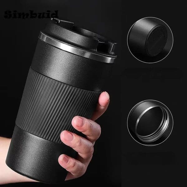 380ml 510ml Stainless Steel Coffee Cup Thermal g Garrafa Termica Cafe Copo Termico Caneca Non-slip Travel Car Insulated Bottle 250515 Y260515
