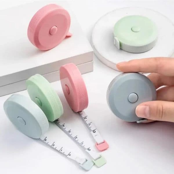 2026 Wholesale 1.5Meter Soft Measure Scale Body Sewing Flexible Tailor Ruler Centimeter Inch Portable Retractable Self-Lock Measuring Tape Free Shipping