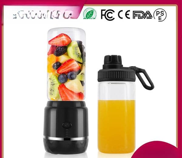 New Small Portable Juicer Cup, Electric Mini Juicer, Fruit Juice Milkshake Blender, Automatic Cleaning