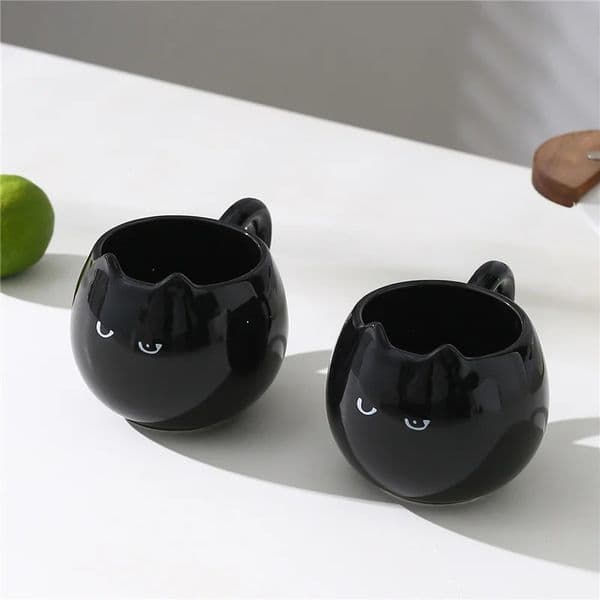 1PC cat shaped ceramic cup creative mug 380ml/13oz coffee and drinking cup 250516