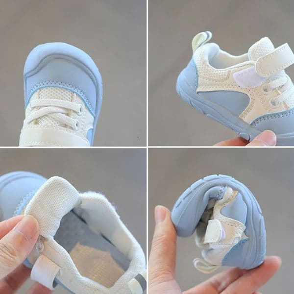 Walking Boy Soft Soles Anti-skid Childrens Casual Sneaker Mesh Breathable Baby Girl Shoes H260305
