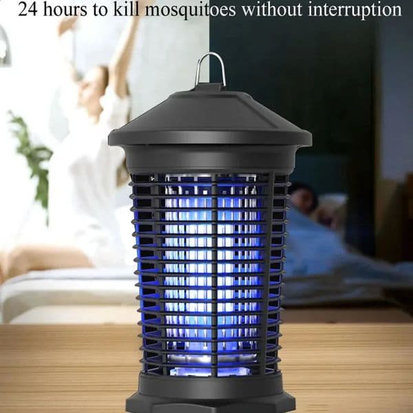 20W Mosquito Killer Rainproof 4000V Electric Shock Mosquito Killer Mosquito Trapper Garden Outdoor Pest Killer Lamp 250515