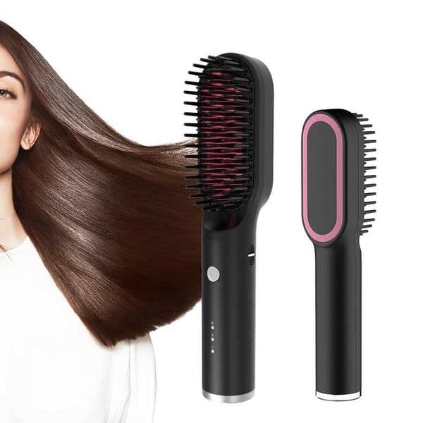 Hot sale Household Professional Flat Iron Electric Hair Straightener Brush Convenient To Carry Hair Comb W250521