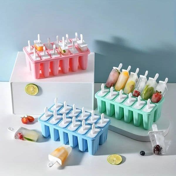 1pc Creative Popsicle Mold with Handle Unique Design for Fun Popsicle, Cream, and Ice Cube Making - Safe, Easy to Use, an