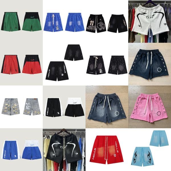 Men Women Shorts Designer Short Pants Letter Print Street Wear Fashion Brand High Street Hip Hop Casual Loose Fit Summer Pants