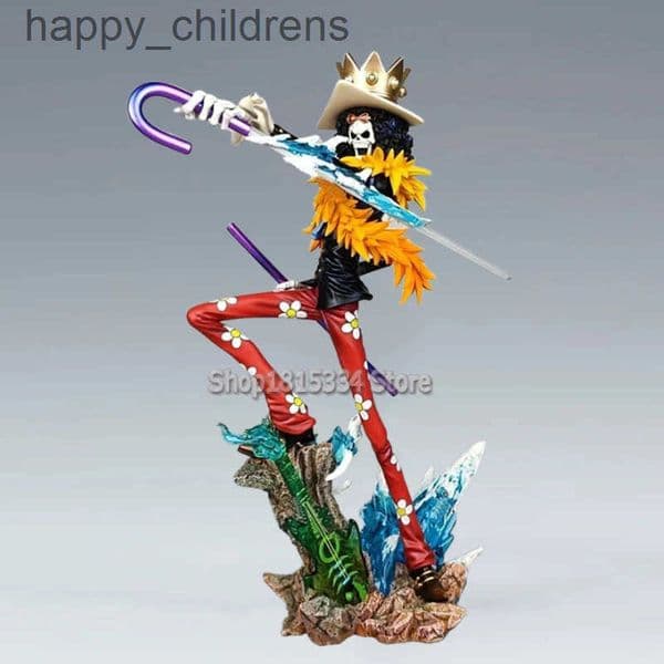 ONE PIECE Figures Brook King of Souls Musician Action Figure Two Years Later Meteor Bad Anime Figurine Pvc Model Statue Toy U250521