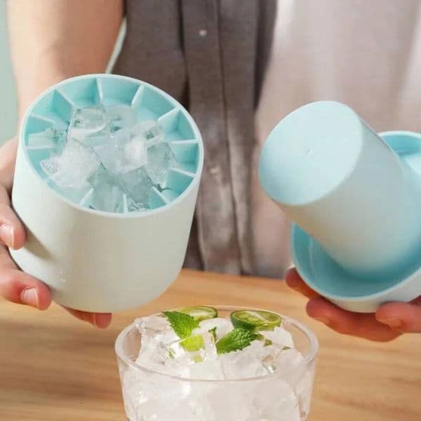 Mold Silicone Cup Cube New Tray Food Grade Quickly Freeze Cube Ice Bucket Whiskey Maker Kitchen Accessorie