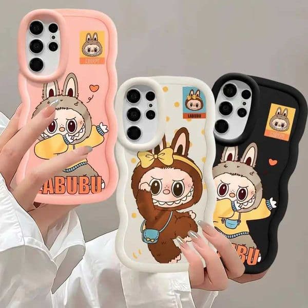 Cute Cartoon Labubu Fun Phone Case for Galaxy A12 A13 A14 A15 A22 A23 A25 A24 A32 A33 A52 A72 A71 A73 A54 A55 5G Cover Z250521