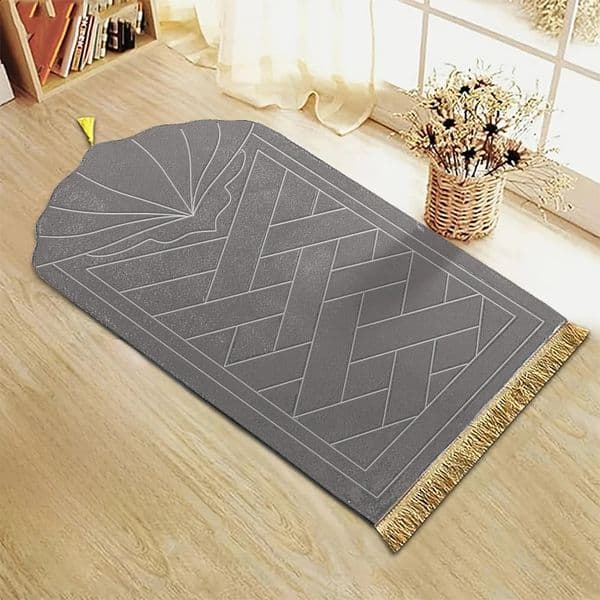 Thickened sponge soft tassel prayer mat easy to carry embossed suitable for a variety of scenarios 250521