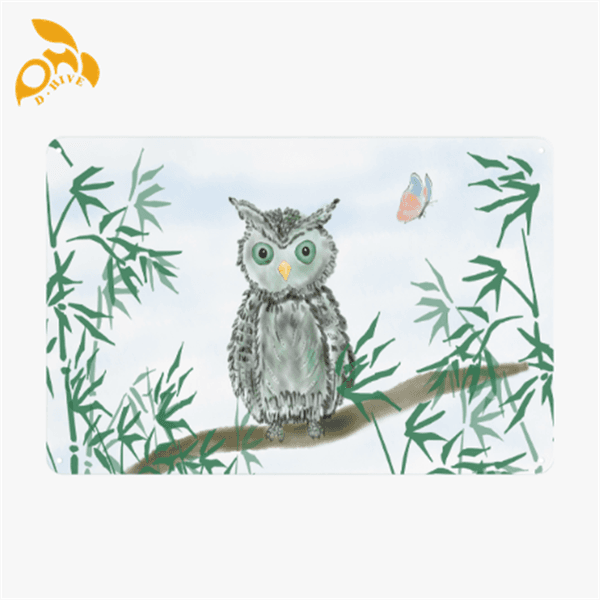 Free shipping new customized Home Decor Decoration 8x12in horizontal iron sheet painting
