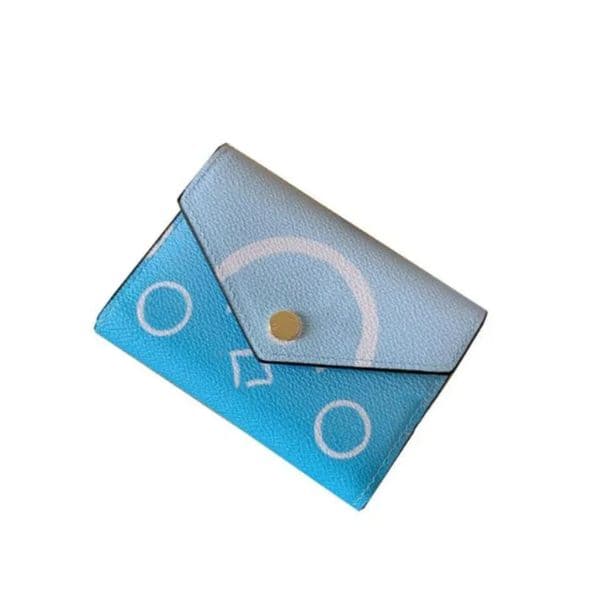 24Ss Women 45678218 Short Wallets Gradient Flowers Handbag Luxurys Designers Bag Ladies Travel Wallet Coin Purse With Original Box M80 Card Holder