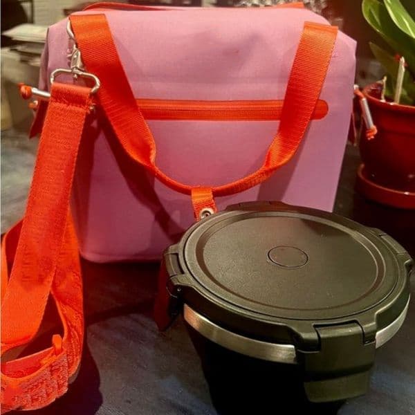 Julienne Breakfast Pack All Day Mini Soft Cooler Lunch Bag Box Recycled Polyester Cooler 12 Hour Cooling Travel Cooler Bags ice packs