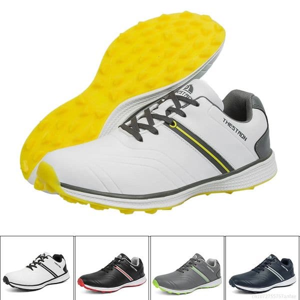 Professional Mens Golf Shoes Breathable Comfortable Mesh Upper Sports Sneakers for Golfing And General Training 250519BJ