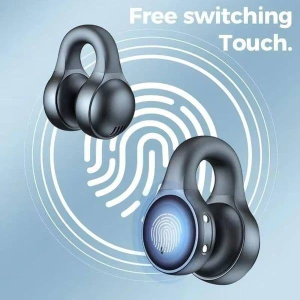 X58 TWS Wireless Bone Conduction BT 5.3 Waterproof Sports Earplugs Earrings Earhooks with Microphone Earbuds