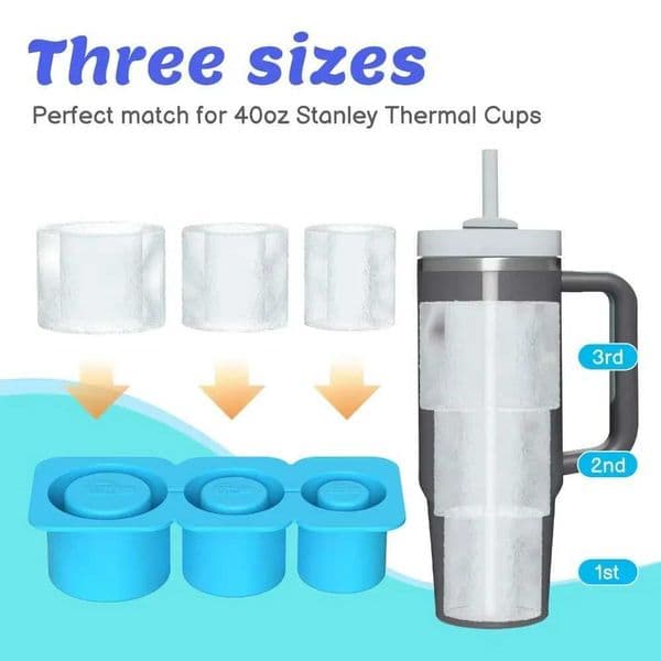 Summer Ice Mould Cube Trays Ice Making Beverage Cup Maker Circle Ice Shape Silicone Molds For Cup ST Accessories X2505241