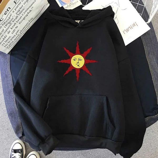 DARK SOULS Retro Hoodies Graphic Printing Women/men Sweatshirt Autumn/Winter Harajuku Loose Clothes Womens Clothing Pullovers W250524