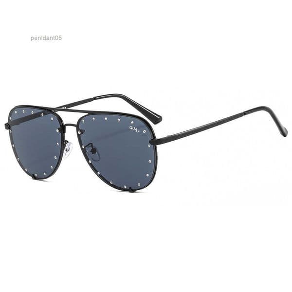 Oval quay Sunglasses for women with diamond glasses quay brand mens designer sunglasses with metal frames