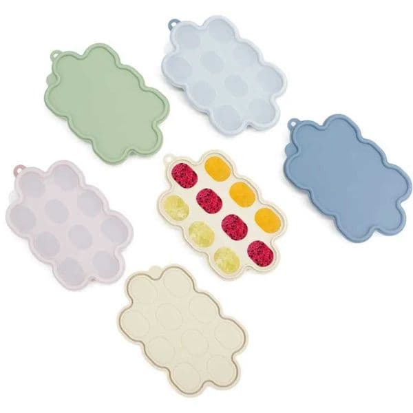 Safely Baby Breastmilk Popsicle Molds 10 Holes Durable Baby Fruit Food Feeder Teether Tray BPA Free Easy To Release X250524