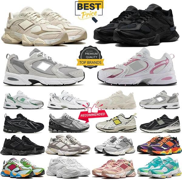 Designer shoes Running Shoes for men women Sports shoes Classic leather mesh Triple Vintage Black White Grey Blue Pink Green mens trainer outdoors sneakers size 36-45