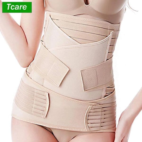 3 In 1 Postpartum Support Recovery Belt Adjustable Postpartum Recovery Support Girdle After Birth Belly Band Waist Pelvis Belt 250519
