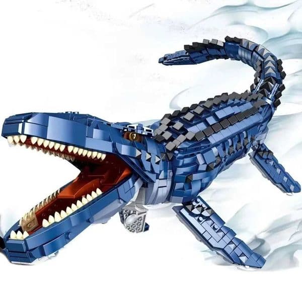 Creative Move Dinosaur moc ideas building block Jurassi Park model toys Sea Mosasaurus set Ngifts christmas 1859pcs M250526