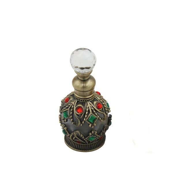 wholesale 15ML Travel Refillable Perfume Bottle Arabian Essential Oil Container Empty Fragrance Bottles Dubai with Crystallites ZZ