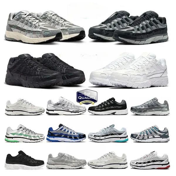 Designer Shoes P6000 trainer P 6000 Men Women Sneakers Metallic Silver Triple Black White Anthracite Smoke Grey Outdoor Sports Trainers Casual shoes Running shoes