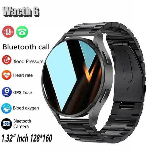 Watch 6 Business Smartwatch Men 1.32 Inch 128*160 ethoth Call Health Monitoring Al Clock Fashion Watch Women MultifunctionXJ250513