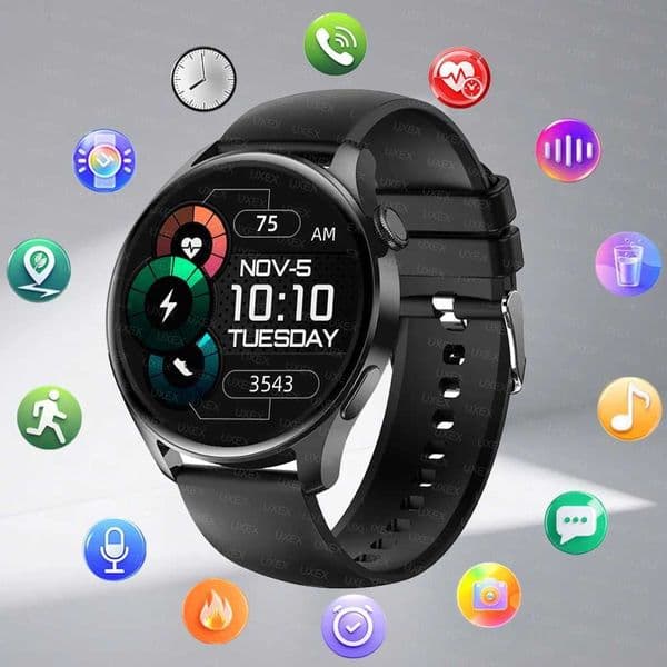 2025 Business Smartwatch Men 1.28 HD ethoth Call Health Tracker Custom Photo Christmas Gift Male Smart Watches Classic NewXJ250513