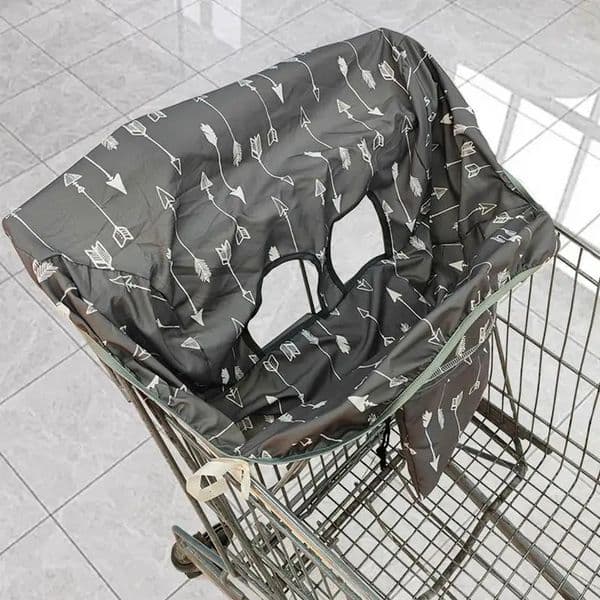 Childrens Supermarket Shopping Cart Dust Cover High Chair Seat Cushion Protector for Baby Attached Drawstring Carrying Bag 250527