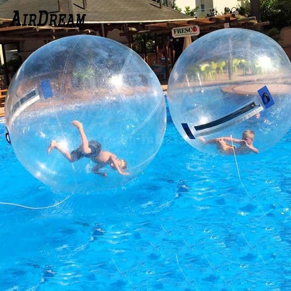 Free shipping High quality 1.5m (5ft) diameter inflatable water walking ball,human dance balloon,pvc walk on rolling ball