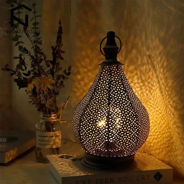 Moroccan Table Lamp Bedroom Desk Lamp Living Room Bedside Lamp Touch Night Light Garden Home Decor W250528