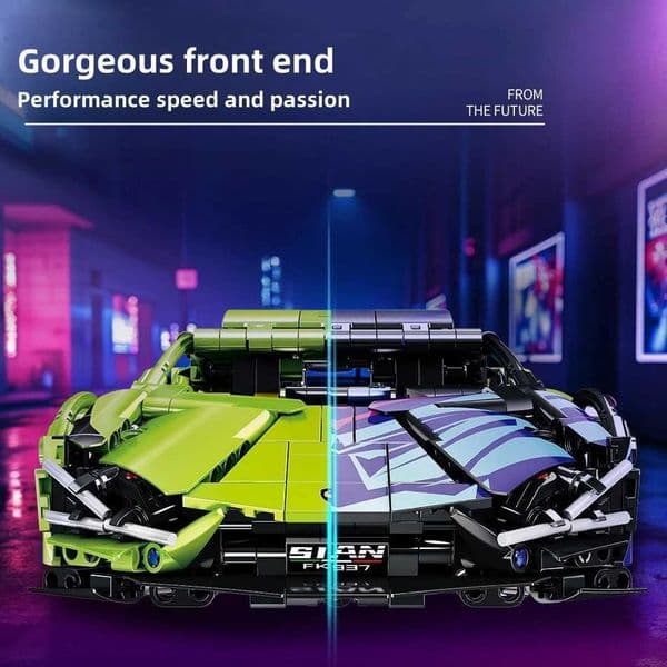 Sports Super Building Block Model Set Racing Car Puzzle Racing Enthusiasts Children Friends Birthday Toys Collection Gift Z250528