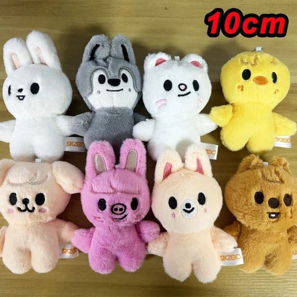 200style 10/20cm Skzoo Plush Toy Kawaii Skzoo Stray Wolf Plush Cartoon Stuffed Animal Doll Kawaii Companion Toys Children Gift 250528