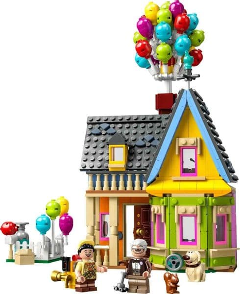 Build Block Set HOT TOYS NEW Balloon Cabin Ring Travel brick Notes Building Block Movie Cottage Set Children Princess Girl DIY Gift Toy Z250528 Toy